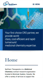 Mobile Screenshot of nuchemtherapeutics.com